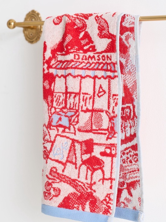Damson Madder Other - Damson Madder Cotton Woven Hand Towel